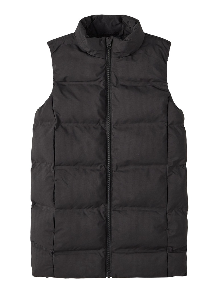 NAME IT KIDS - NKF MELLOW LONG PUFFER VEST TB - Black