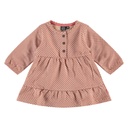Babyface - baby girls dress long sleeve - blush melange - NWB23628742