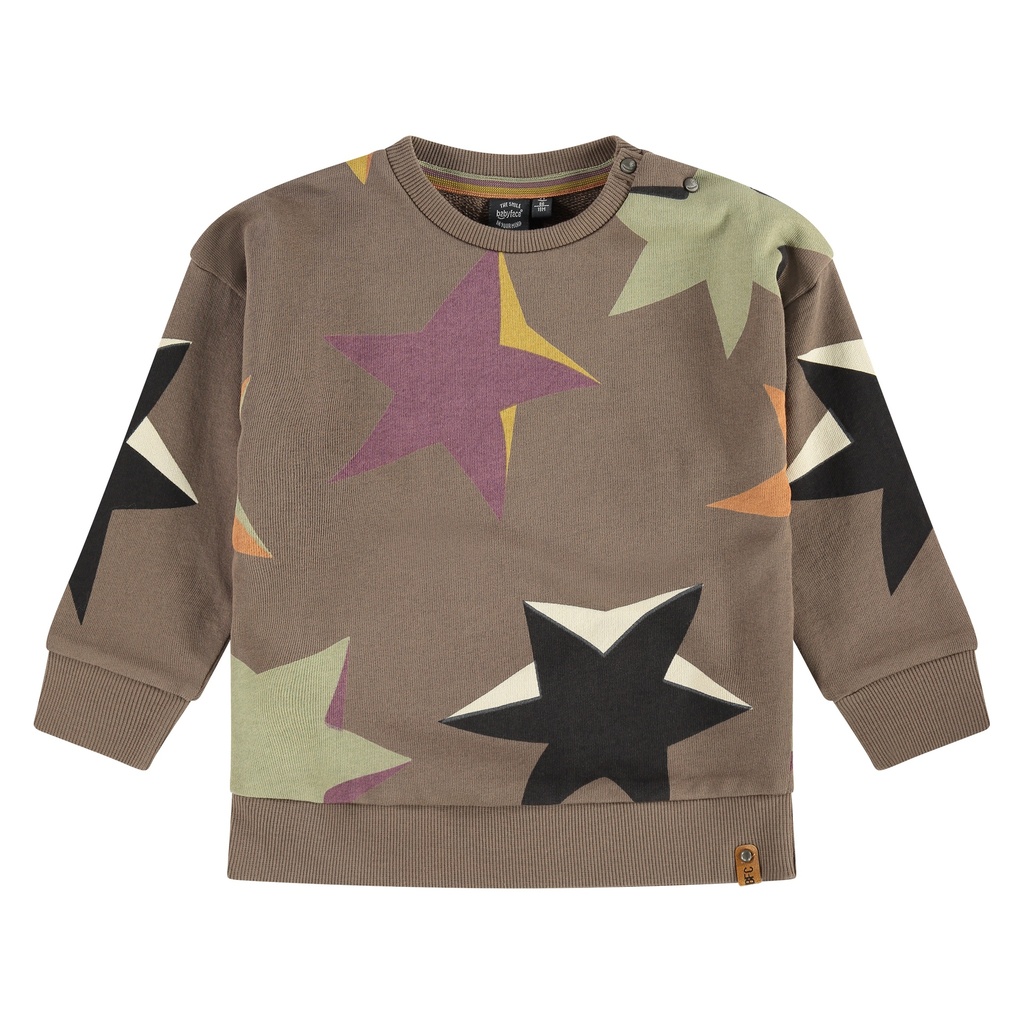 Babyface - boys sweatshirt - mocca - BBE23607496