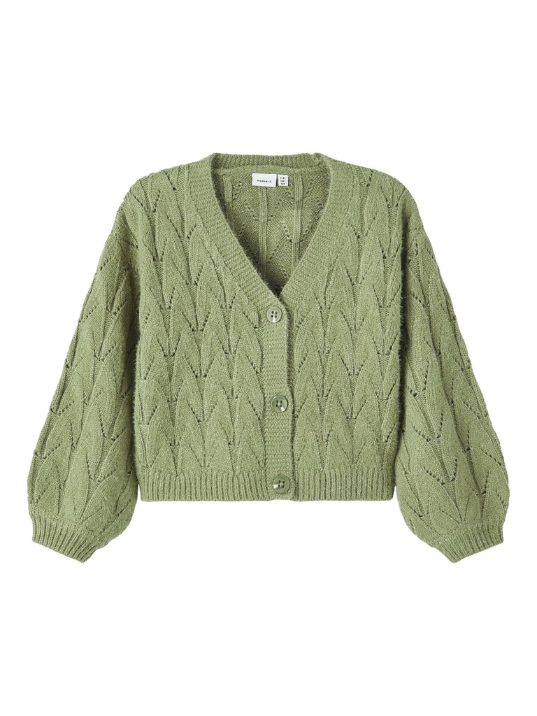 NAME IT KIDS - NKF OLIPA LS KNIT CARD - Oil Green