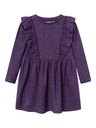 NAME IT MINI - NMF RENZA XSL LS DRESS - Blackberry Cordial
