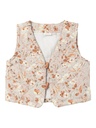 NAME IT MINI - NMF NITARA SHORT QUILT VEST - Oatmeal