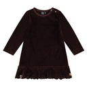 Babyface - girls dress long sleeve - brown - BBE22508776