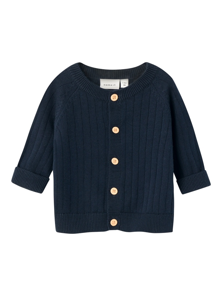 NAME IT BABY - NBM THEODOR LS KNIT CARD - Dark Sapphire