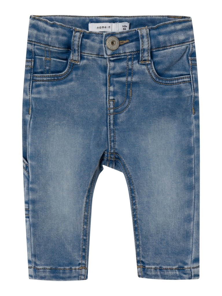 NAME IT BABY - NBM SILAS SLIM SWE JEANS 3553-TO T - Light Blue Denim