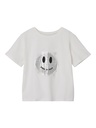 NAME IT KIDS - NKF SENIA SS SHORT NREG TOP - Silver