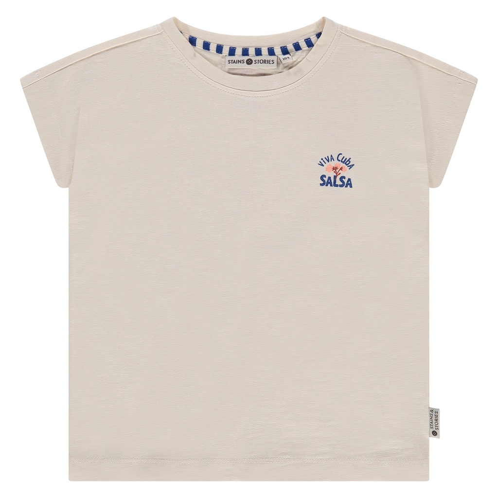 Babyface - girls shirt short sleeve - offwhite - BBE24208630