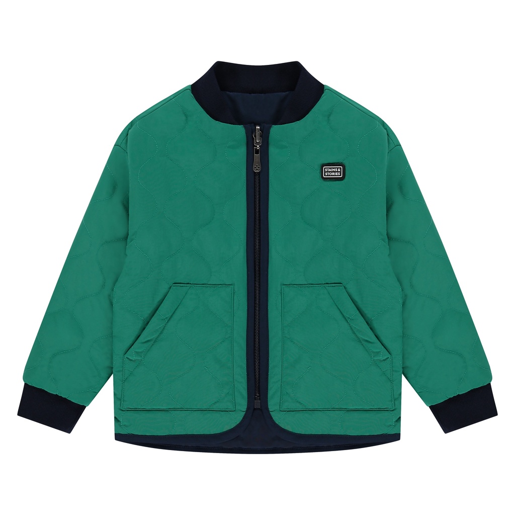 Babyface - boys reversible jacket - deep sea - BBE24107113
