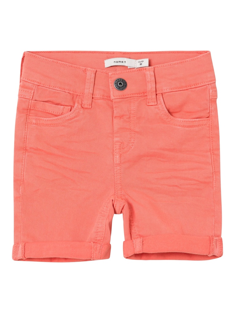 NAME IT MINI - NMM SILAS ISAK L TWI SHORTS 9587-MF TB - Peach Echo