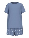 NAME IT KIDS - NKF NIGHTSET SS HEARTS RIB - Serenity