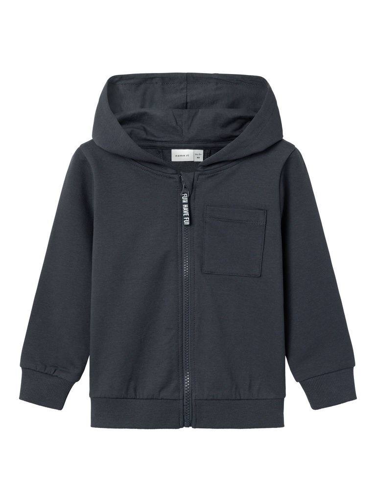 NAME IT MINI - NMM BENN SWEAT CARD UNB WH - India Ink