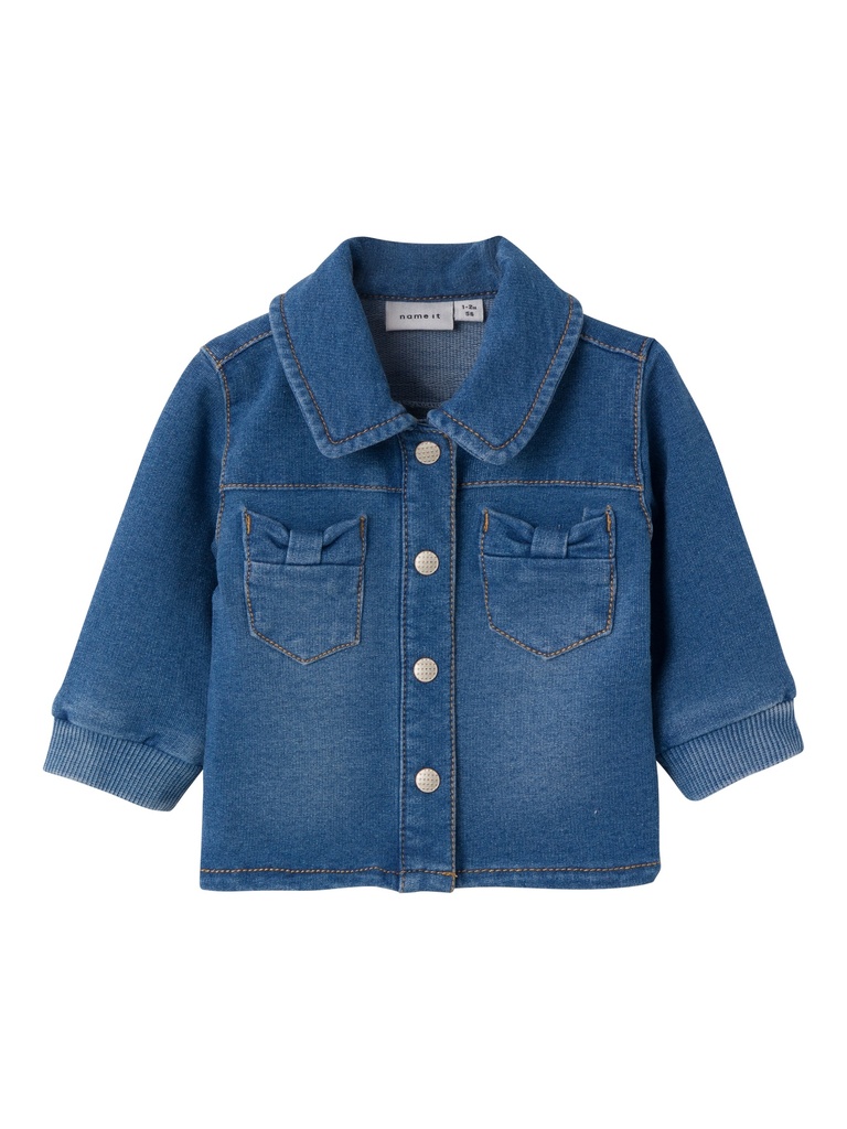 NAME IT BABY - NBF HANNA SWE DNM CARDIGAN 4307-TR B - Medium Blue Denim