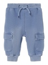 NAME IT BABY - NBM BEN BAGGY R CARGO JEANS 4434-TR B - Light Blue Denim