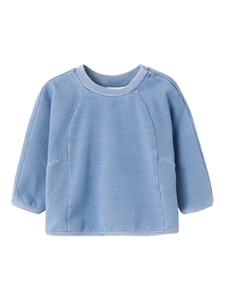 NAME IT BABY - NBM LOOSE LS SWEAT DNM 4434-TR B - Light Blue Denim