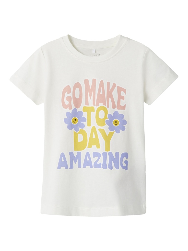 NAME IT MINI - NMF BECCA SS TOP BOX - Jet Stream