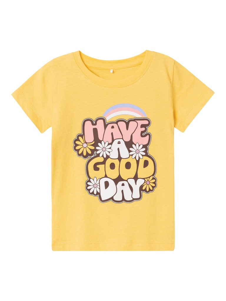 NAME IT MINI - NMF BECCA SS TOP BOX - Yarrow