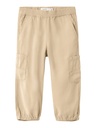 NAME IT MINI - NMF BELLA ROUND TWILL PANT 9347-BU NOOS - Safari