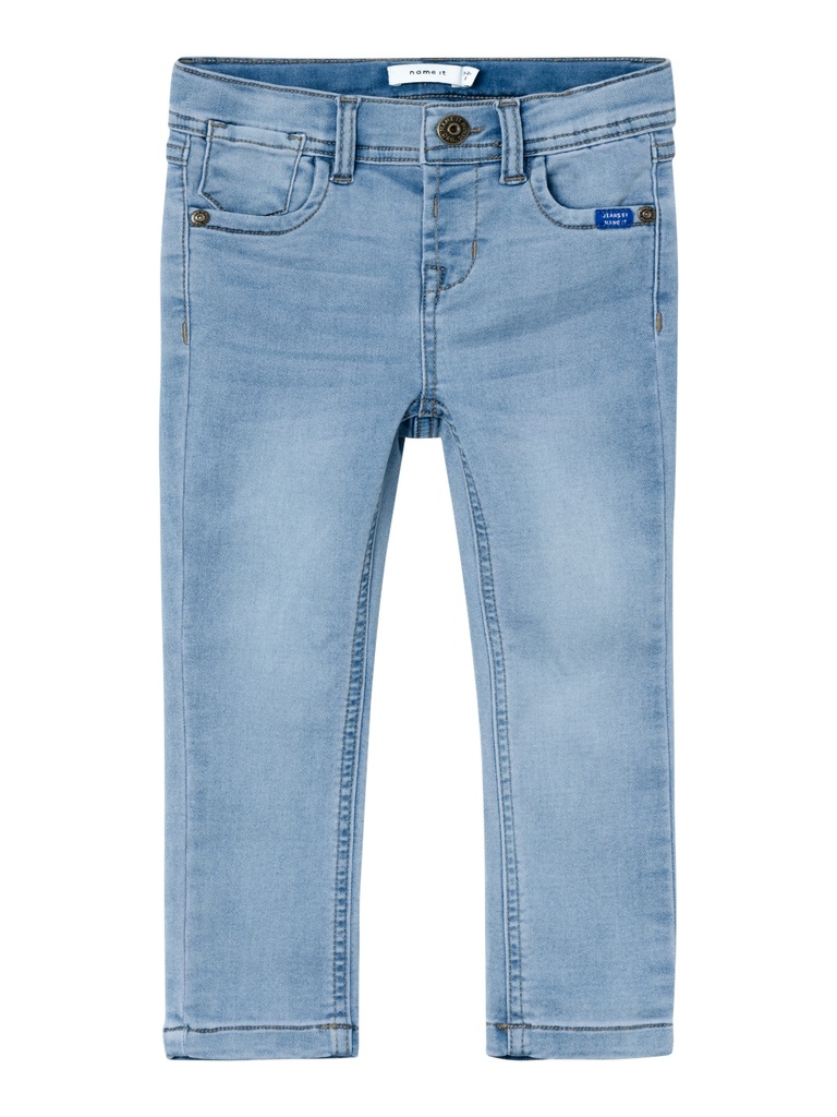 NAME IT MINI - NMM SILAS SLIM SWE JEANS 8001-TH NOOS - Light Blue Denim