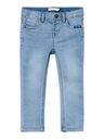 NAME IT MINI - NMM SILAS SLIM SWE JEANS 8001-TH NOOS - Light Blue Denim