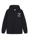 LMTD - NLM LUCKY LS SWEAT W. HOOD - Black
