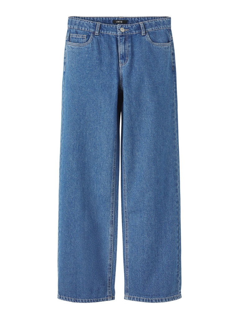LMTD - NLF TOIZZA DNM LW WIDE PANT NOOS - Medium Blue Denim
