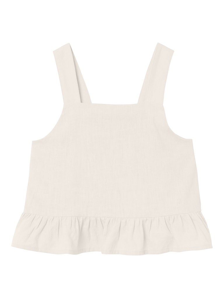 NAME IT KIDS - NKF FALINNEN STRAP TOP NOOS - Jet Stream