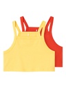 NAME IT KIDS - NKF VILINA 2P CROP TOP - Yarrow Fiery Red