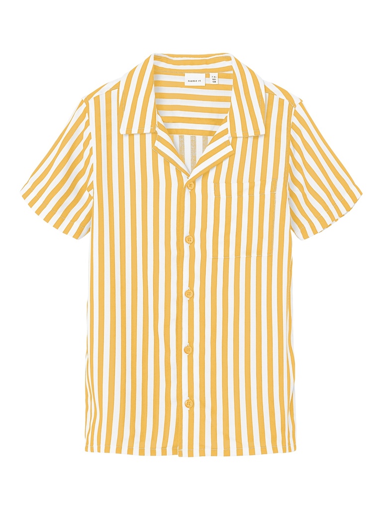 NAME IT KIDS - NKM FERANE SS SHIRT BOX NOOS - Yarrow Stripes