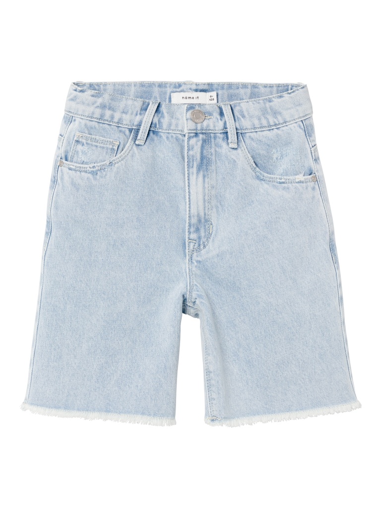 NAME IT KIDS - NKF BELLA HW WIDE L DNM SHORTS 5216-HX F - Light Blue Denim