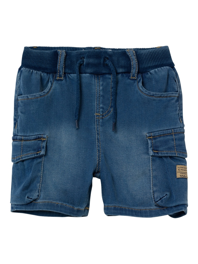 NAME IT MINI - NMM BEN BAGGY DNM L SHORTS 8610-TO NOOS - Medium Blue Denim