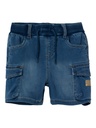 NAME IT MINI - NMM BEN BAGGY DNM L SHORTS 8610-TO NOOS - Medium Blue Denim