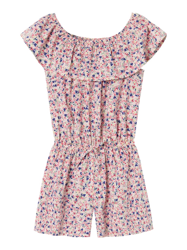 NAME IT KIDS - NKF VINAYA SS PLAYSUIT FFFFF NOOS - White Alyssum Flower