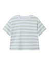 NAME IT KIDS - NKF VITANNI SS SHORT BOXY TOP - Silt Green