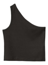 NAME IT KIDS - NKF JOLONE XSL ONESHOULDER SHORT TOP - Black