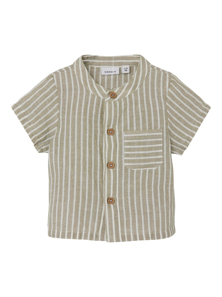 NAME IT BABY - NBM HILOM SS SHIRT - Oil Green