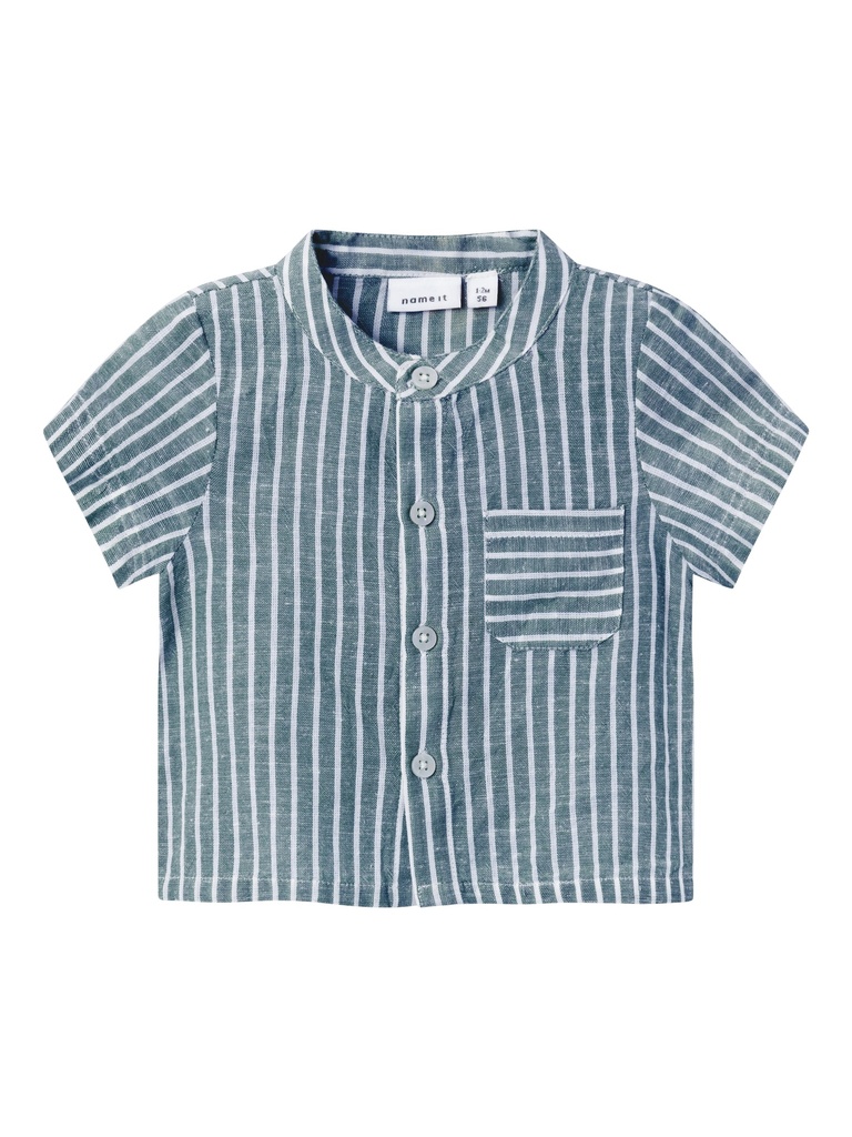 NAME IT BABY - NBM HILOM SS SHIRT - Provincial Blue