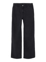 LMTD - NLM TOIZZA DNM LOOSE PANT NOOS - Black Denim Washed