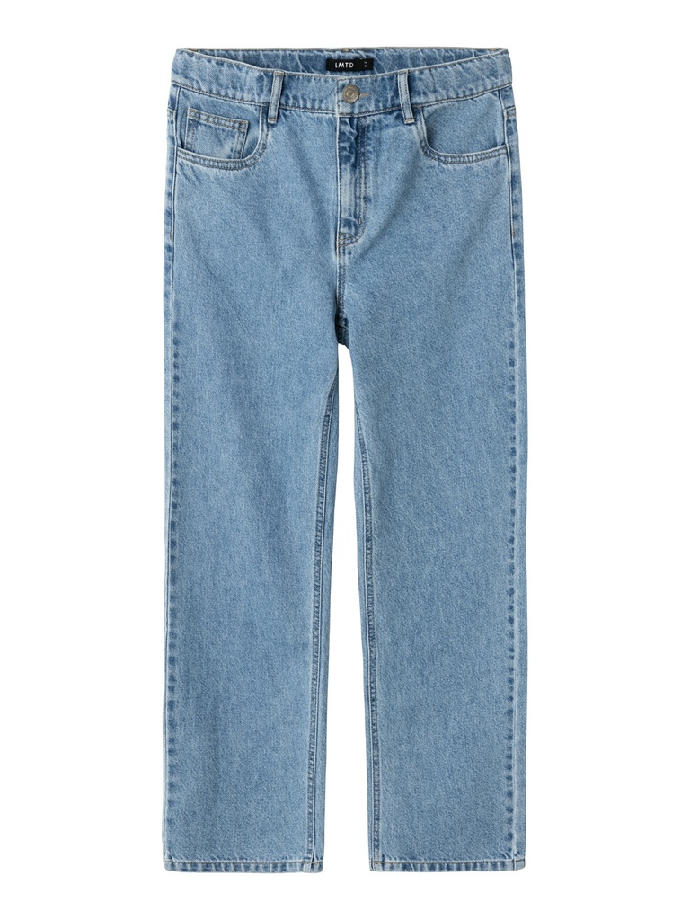 LMTD - NLM KIM DNM DAD STRAIGHT PANT NOOS - Medium Blue Denim