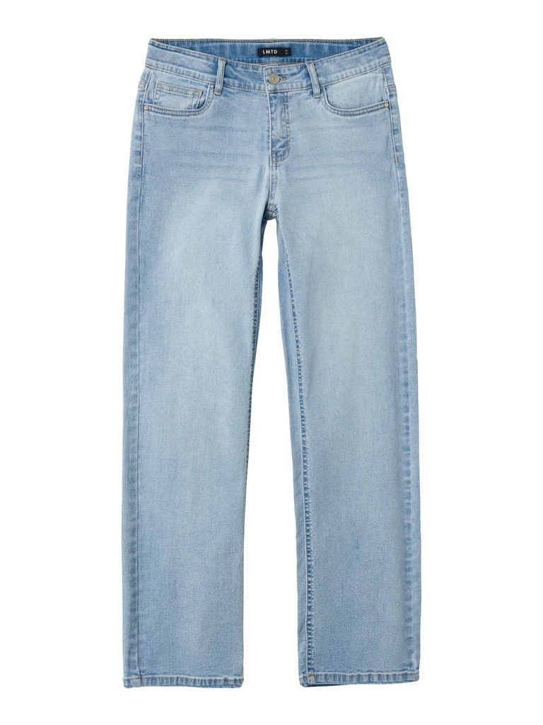 LMTD - NLF TARIANNES DNM LW STRAIGHT PANT NOOS - Light Blue Denim