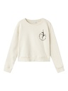 NAME IT KIDS - NKF LALULLE LS SHORT BOXY SWEAT UNB BOX - Jet Stream