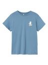 NAME IT KIDS - NKM KANES SS LOOSE TOP PS - Coronet Blue