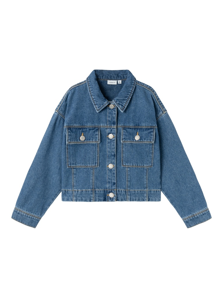 NAME IT KIDS - NKF AVA DNM JACKET 4171-ZA L - Medium Blue Denim