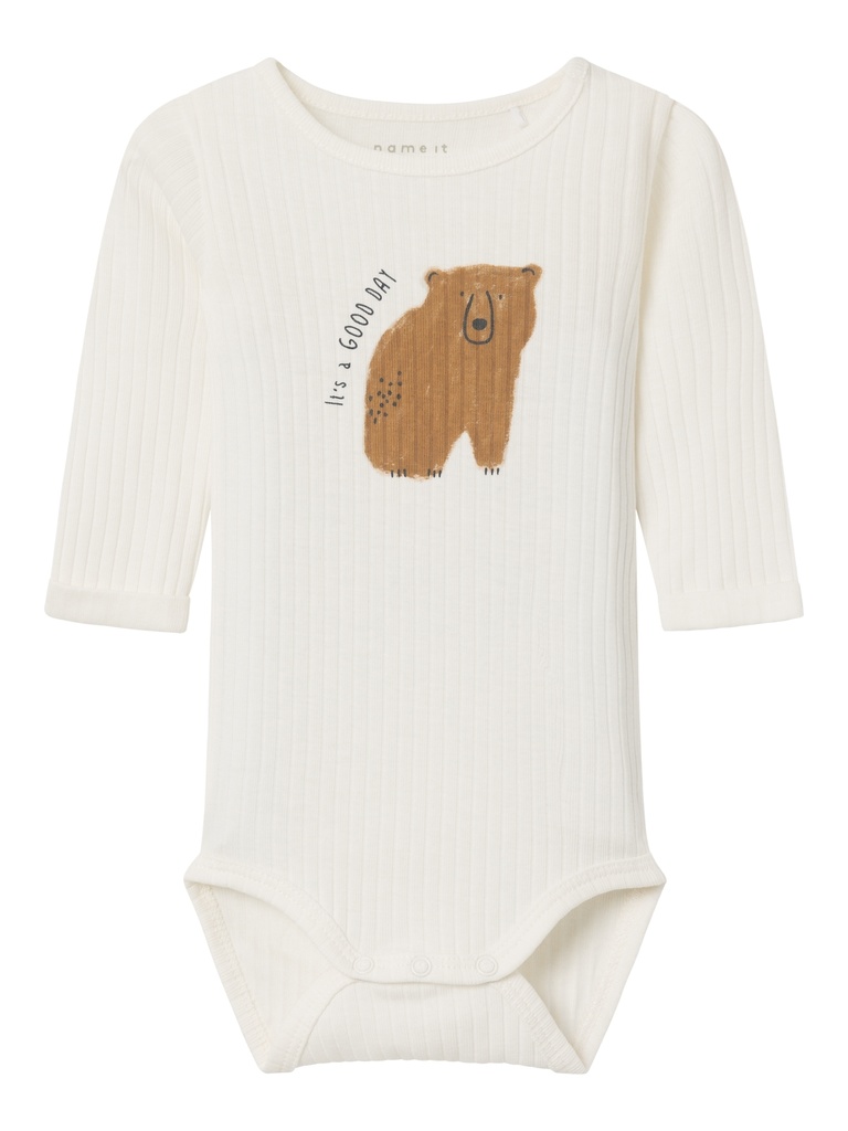 NAME IT BABY - NBN OBEAR LS BODY - Jet Stream