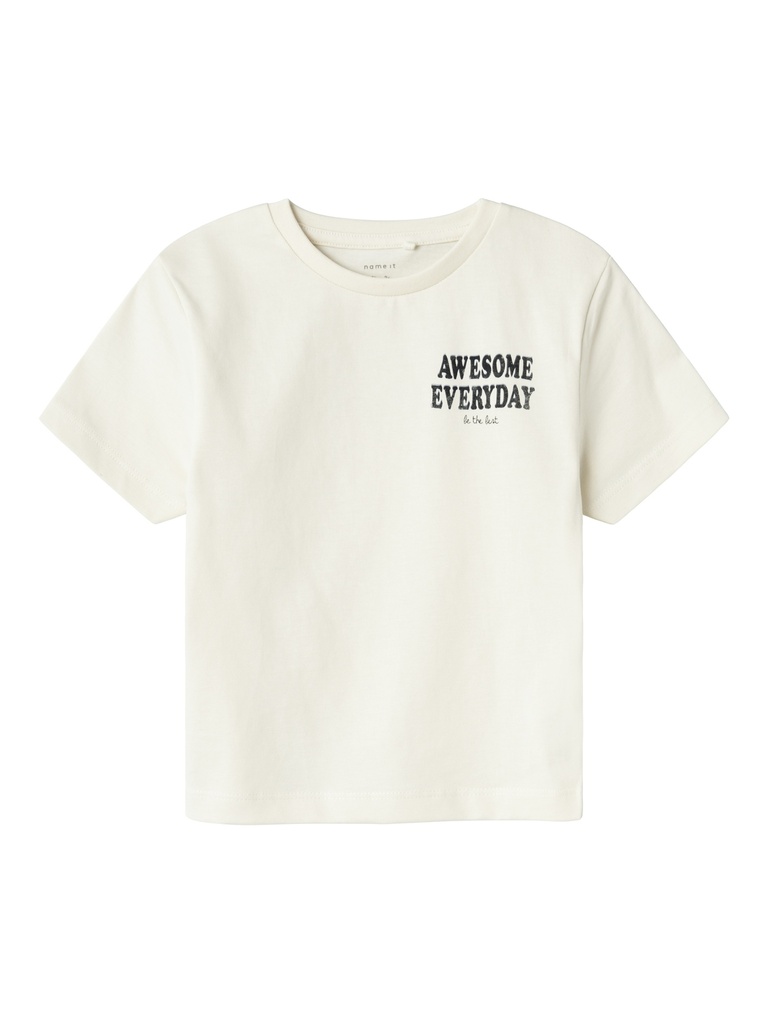 NAME IT MINI - NMM KRALLE SS LOOSE TOP - Jet Stream