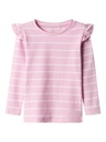 NAME IT MINI - NMF KIANNA LS XSL TOP - Pastel Lavender Festival Bloom