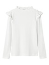 NAME IT KIDS - NKF KULAPPA LS SLIM TOP - Bright White