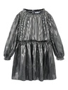 NAME IT MINI - NMF RITALLICA LS DRESS PB - Silver Colour