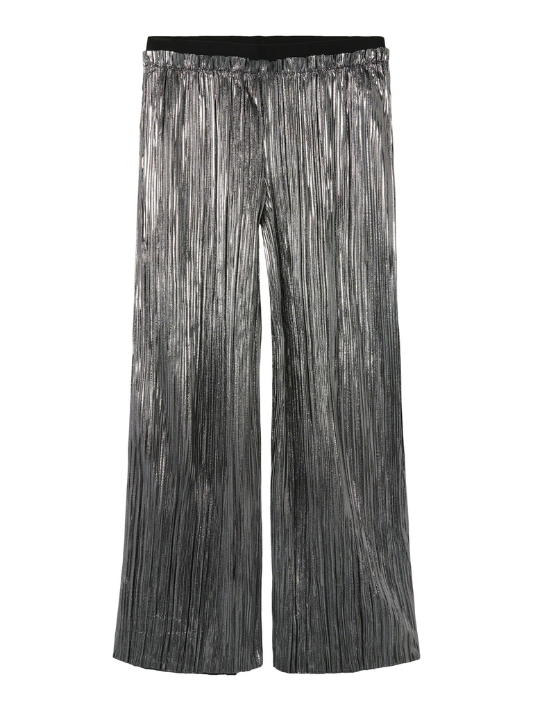 NAME IT KIDS - NKF RITALLICA WIDE PANT PB - Silver Colour