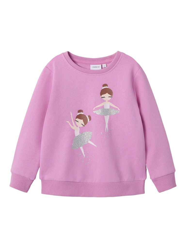 NAME IT MINI - NMF OMIANA LS BRU SWEAT PB - Fuchsia Pink