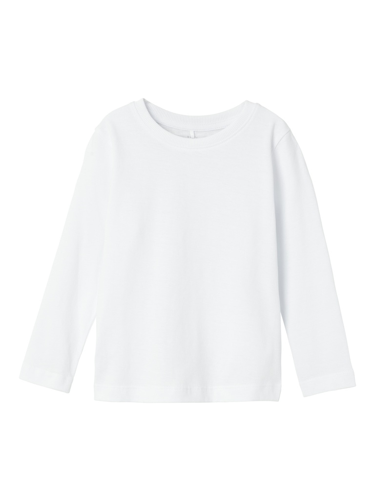 NAME IT MINI - NMM VOBBO LS NREG TOP NOOS - Bright White